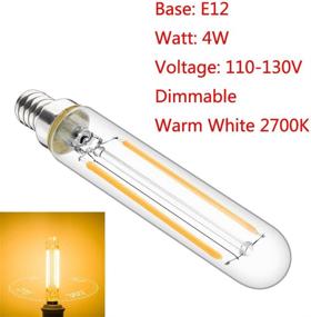 img 3 attached to 🕯️ Enhanced Dimmable Replacement Candelabra Filament Incandescent: Illuminate with Style!