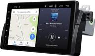 усовершенствованная производительность android car stereo для bmw 3 серии - 2021 год. новейшая android 10 головная единица с поддержкой carplay, android auto, wifi и резервной камеры - 9-дюймовый ga9450b. логотип