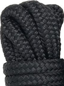 img 3 attached to 🛥️ Rainier Supply Co линии для пристани PWC - 2 комплекта премиум 7’ x 3/8” линий из двойной плетеной нейлоновой веревки с глазком на 12" для гидроциклов, PWC и небольших лодок - черные.