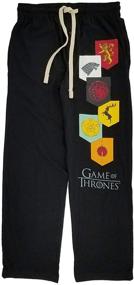 img 4 attached to 🔥 Comfortable and Stylish 'Game of Thrones' Lounge Pajama Bottoms for Ultimate Relaxation