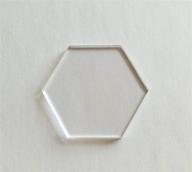 yongpan acrylic hexagon coaster decoration logo
