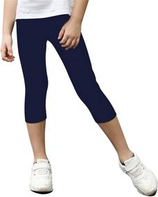 img 4 attached to Active Legging Workout Running Girls' Clothing - STELLE