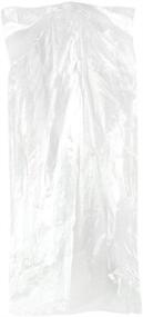 img 4 attached to Set of 50 Transparent Garment Bags - Suit, Clothing, Gown, and Dress Storage - 60 × 120 cm