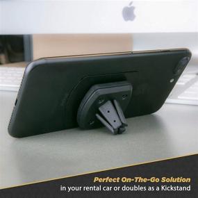 img 1 attached to 🚗 SCOSCHE MAGVM2B MagicMount Magnetic Vent Mount Holder - Optimized for Vehicles | Frustration-Free Packaging | Sleek Black Design