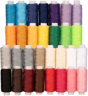 🧵 quilting thread set - 30 spools of polyester sewing thread for quilting, serger, overlock embroidery, and all purpose repair works by connecting threads - ideal for sewing machines and handcrafts logo