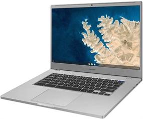 img 1 attached to 💻 Обновленный ноутбук Samsung Chromebook 4 с 15,6-дюймовым Full HD дисплеем, процессором Intel Celeron, 4 ГБ оперативной памяти, 32 ГБ памяти Emmc, Wi-Fi - серебристый