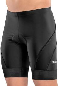 img 4 attached to SLS3 Triathlon Shorts Tri Shorts Solid Sports & Fitness