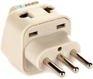 orei wp-l-gn grounded universal 2 in 1 plug adapter - type l for italy & uruguay - high quality - ce certified - rohs compliant logo