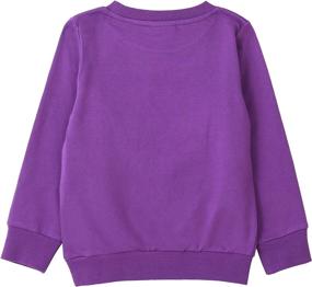 img 1 attached to 🦄 Stylish and Fun: HH Family Girls Sweatshirt with Flip Sequin Unicorn Design - French Terry Pullover Crewneck for Kids' Trendy Top Clothes