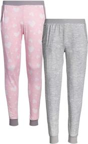 img 4 attached to 👧 Stylish Athletic Heather Girls' Sweatpants: The Perfect Choice for Girls' Clothing