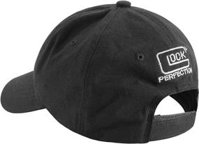 img 1 attached to Scisuittech Glock Hat: Stylish and Comfortable 100% Cotton Baseball Hat for Men and Women - Black