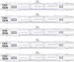 img 4 attached to 💡 Enhanced Illumination: Dimmable Halogen J Type Floodlight with 1050Lm Lumens