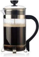 ☕ primula classic french press coffee/tea maker - glass 8 cup/32 oz, black/chrome accents for enhanced seo logo