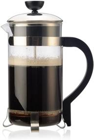 img 4 attached to ☕ Primula Classic French Press Coffee/Tea Maker - Glass 8 Cup/32 Oz, Black/Chrome Accents for Enhanced SEO