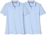 girls' clothing: french toast polo with stretchy sleeves 2 logo