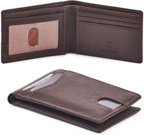 img 4 attached to 👜 Premium COCHOA Leather Profile Blocking Minimalist Men's Accessories: Wallets, Card Cases & Money Organizers for Ultimate Organization