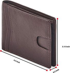 img 3 attached to 👜 Premium COCHOA Leather Profile Blocking Minimalist Men's Accessories: Wallets, Card Cases & Money Organizers for Ultimate Organization