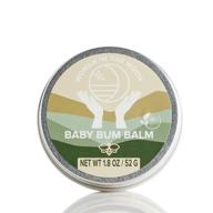 👶 organic baby bum balm: gentle & natural skin care for baby's sensitive bum - woman in the moon (1 pack) logo