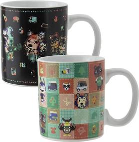 img 4 attached to 🦉 Optimally Optimized Paladone Animal Crossing Heat Change Mug - Officially Licensed Merchandise, pink, 10 (PP7721NN)