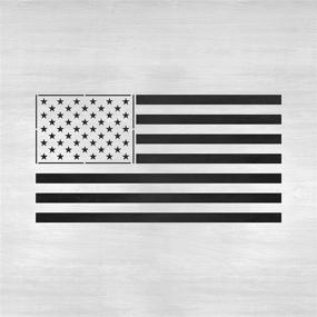 img 3 attached to American Flag Stencil Template Reusable