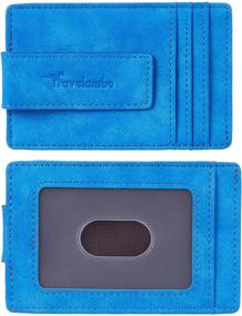 img 3 attached to Ultimate Travelambo Pocket Wallet: Sleek Minimalist Design with Advanced RFID Blocking Feature for Men's Fashion and Security