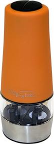 img 2 attached to 🍊 Wolfgang Puck Orange Electric Dual Salt and Pepper Mill