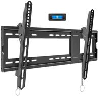 📺 tilt tv wall mount bracket for 32-83 inches led, lcd, oled, plasma flat screen tvs - blue stone | low profile, max vesa 600x400mm, 165lbs loading | fits 16", 18", 24" studs | includes bubble level and curved tv compatibility logo