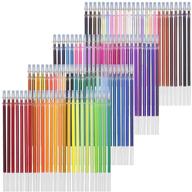 🖊️ toyandona 100 pcs glitter and metallic gel pen refills - 0.8mm colorful set for crafting & drawing - mixed glitter and metallic coloring pens logo