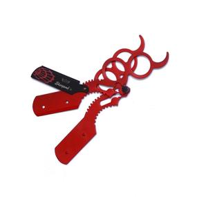 img 1 attached to 💈 Classic Vintage Barber Red Salon Straight Wet Shaving Ring Razor - Perfect for Men's Grooming, Eyebrows, and Barber Supplies