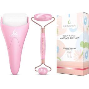 img 4 attached to Experience the Refreshing Benefits of PUR Botanicals Ice and Rose Quartz Roller for Face with the 2-in-1 Set