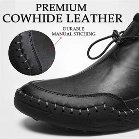 img 3 attached to 👞 Bitiger Driver Moccasin: The Ultimate Comfortable Driving Men's Shoes in Loafers & Slip-Ons