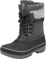 👞 dream pairs kmonte 1 boys' shoes: insulated, waterproof boots логотип