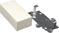 🔌 wiremold metal raceway, ivory on-wall utility box extender, v57242 logo