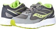 saucony cohesion running citron big_kid girls' shoes for athletic logo