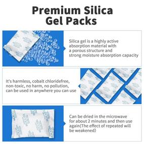 img 2 attached to Silica Gel Packs Absorbers Transparent