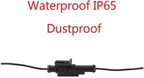 img 2 attached to 🔌 ESUPPORT 1 Pin Way Car Auto Waterproof Электрический Разъем Розетка Комплект - 5 штук для морского использования