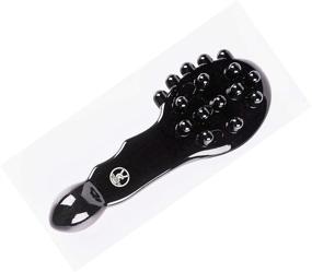 img 4 attached to 🖤 Black Brush: World's Best Multi-Functional Handheld Massage Comb for Headache, Neck & Shoulder Pain Relief, Improved Blood Circulation, and More!