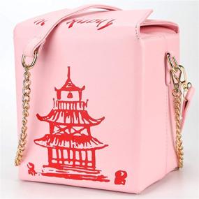 img 3 attached to QiMing Crossbody Shoulder Chinese Takeout Women's Handbags & Wallets