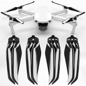 img 4 attached to Усовершенствованные черные скрытые винты для DJI Mavic Air 2 - комплект из 4 шт.