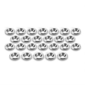 img 3 attached to 🔩 STETION 25 Pcs Fender Bumper Washer Bolt Kit - Premium M6x20mm CNC Finishing Fasteners for Engine Bay Dress Up (Silver)