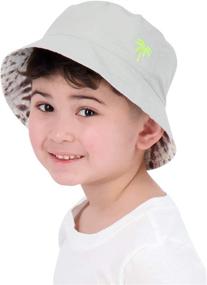 img 2 attached to Bucket Girls Packable Double Reversible Boys' Accessories ~ Hats & Caps