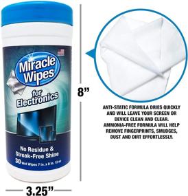 img 1 attached to 🔧 Revolutionize Your Electronics Cleaning with MiracleWipes Electronics Cleaning Designed for Monitors