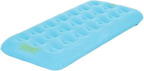 img 3 attached to Coleman Kids Air Mattress: Soft Plush Top, EasyStay Single-High Inflatable Air Bed, Twin - 2000024251