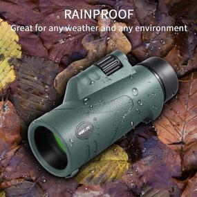 img 2 attached to 🔭 SHRATE Monocular Telescope: High Power Compact HD Monoculars for Adults and Kids - Waterproof Monocular Scope with BAK4 Prism, Smartphone Holder & Tripod - Perfect for Bird Watching, Hunting, Traveling, Concerts, and Sports