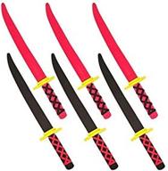 safe and fun foam ninja swords set of 6 - by trademark innovations: unleash your inner warrior логотип