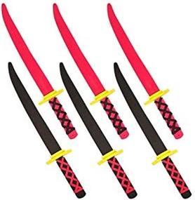 img 1 attached to Safe and Fun Foam Ninja Swords Set of 6 - by Trademark Innovations: Unleash Your Inner Warrior