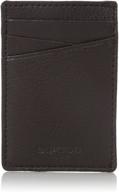 buxton addison leather pocket men's accessories: ultimate rfid blocking technology logo