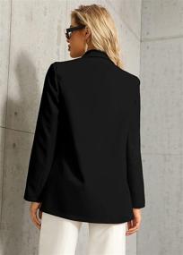 img 2 attached to 👩 Womens Oversized Blazers: Stylish Business Jackets for Suiting & Blazers