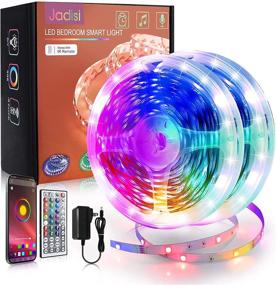 img 4 attached to 🎉 Jadisi 65.6ft Smart LED Strip Lights with Music Sync Control - Color Changing RGB Light Strips for Room, Party, Christmas Decoration