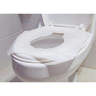🚽 disposable paper toilet seat covers for improved janitorial & sanitation hygiene logo